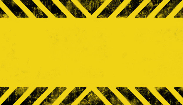 yellow and black warning sign
