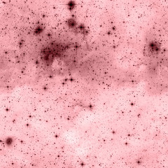 Outer space seamless pattern. Red abstract 