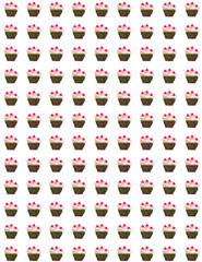 seamless cupcake tile