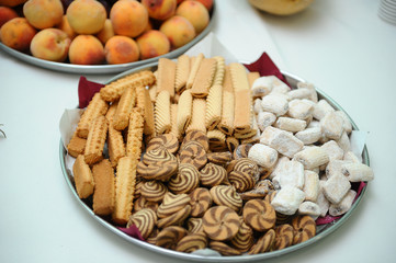 Delicious fresh and healthy wedding food