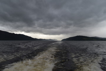 storm over the sea