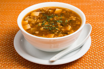 Miso soup, Japanese Food.
