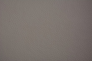 Artificial leather in ivory. Texture closeup. Grey background