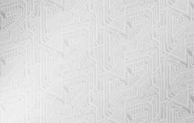 Abstract circuit board futuristic technology processing background. Microchip digital illustration.