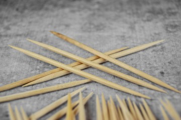 toothpicks on a white background