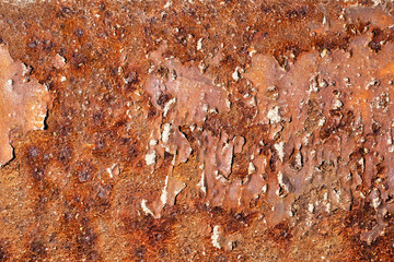 colored rust on old metal - obrazy, fototapety, plakaty