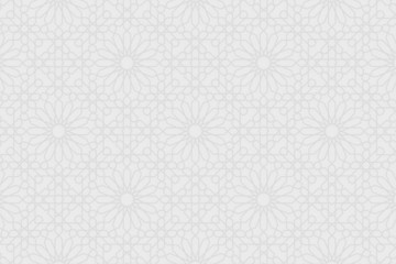 Abstract floral pattern. Ornament of lines and curls. Ethnic digital gradient background.