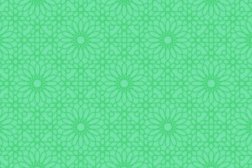 Abstract floral pattern. Ornament of lines and curls. Ethnic digital gradient background.