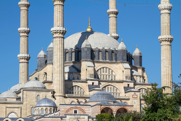 Fototapeta na wymiar Turkey, Edirne, Selimiye Mosque. The UNESCO World Heritage Site Of The Selimiye Mosque, Built By Mimar Sinan In 1575.