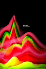 Liquid gradients abstract background, color wave pattern poster design for Wallpaper, Banner, Background, Card, Book Illustration, landing page