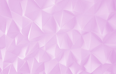 Fototapeta premium Polygonal shapes background. Low poly triangles mosaic. Crystals 3D backdrop.
