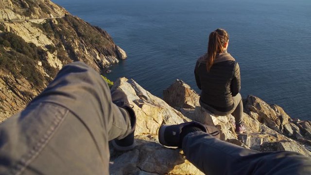 vista sul mare a picco elba
