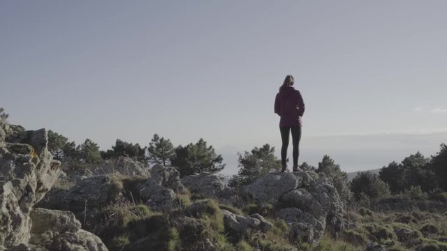 tramonto sulla roccia isola d'elba