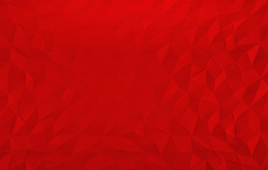 Polygonal shapes background. Low poly triangles mosaic. Crystals 3D backdrop.