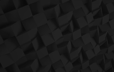 Polygonal shapes background. Low poly triangles mosaic. Crystals 3D backdrop.