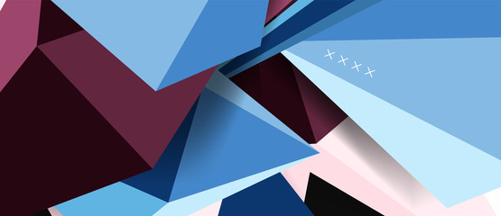 Trendy simple triangle abstract background, dynamic motion concept. Vector Illustration For Wallpaper, Banner, Background, Card, Book Illustration, landing page
