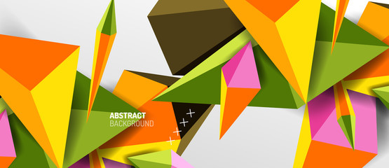 Trendy simple triangle abstract background, dynamic motion concept. Vector Illustration For Wallpaper, Banner, Background, Card, Book Illustration, landing page