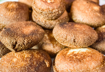 Semolina is the coarse, purified wheat middlings of durum wheat mainly used in making upma, pasta,and couscous.