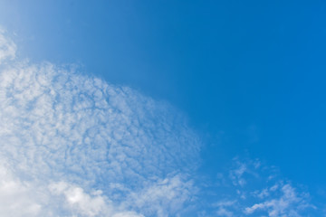 blue sky with white clouds