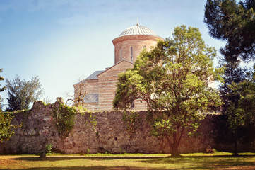 old orthodox church on the Caucasus