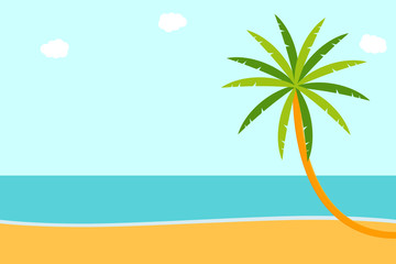 Fototapeta na wymiar summer beach sea sand background mockup vector