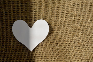 
paper heart. layout for postcards