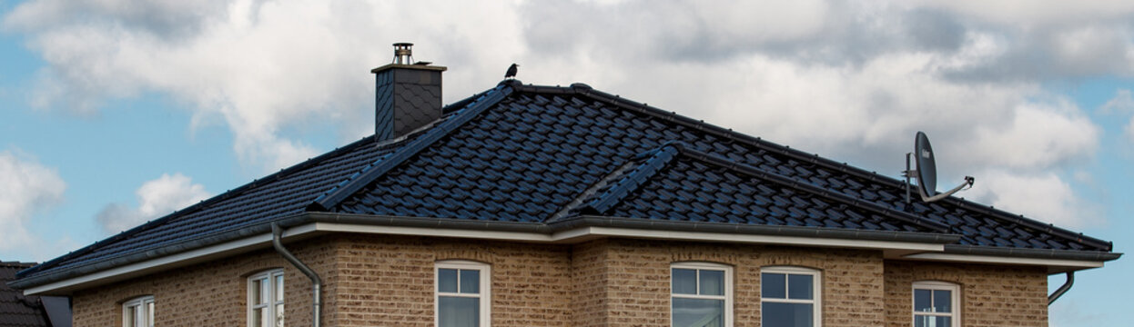 house with a tiled roof. Germany