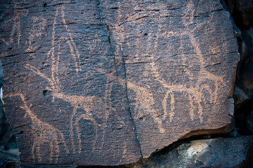 cave paintings in Abourma