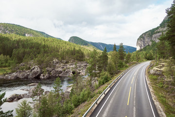 road in mountains
