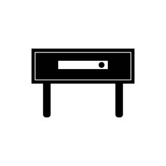 chest of drawers furniture vector illustration isolated