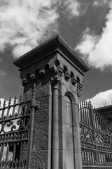 Stone Pillar and Gate
