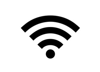 wi fi icon white background illustration 