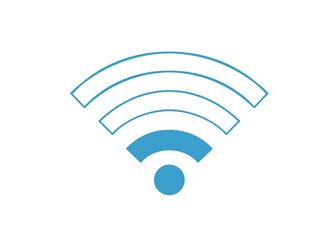 wi fi icon low illustration white background 