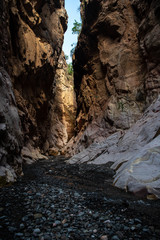Fototapeta na wymiar Gorge leading to Bankouale's waterfall