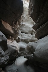 The slot canyon