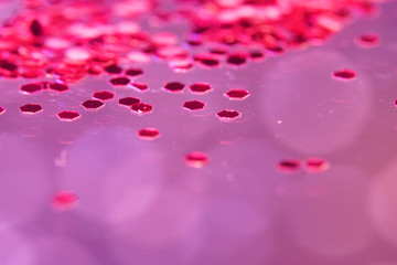 pink water drops background