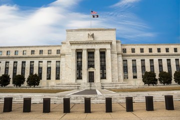 Fototapeta na wymiar Federal Reserve Building in Washington DC, United States, FED 