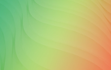 Digital silk cloth of wavy abstract backgrounds. Colorful 3D waves.