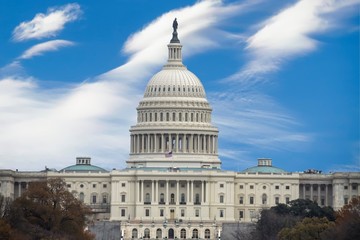 Obraz premium Washington DC - US Capitol building 