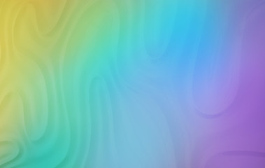 Digital silk cloth of wavy abstract backgrounds. Colorful 3D waves.