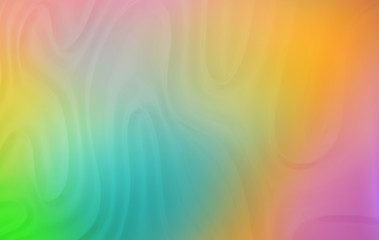 Digital silk cloth of wavy abstract backgrounds. Colorful 3D waves.
