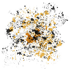 Hand drawn brush strokes seamless pattern