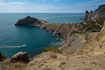 Fototapeta na wymiar Kapchik cape near by Novy Svet, Crimea