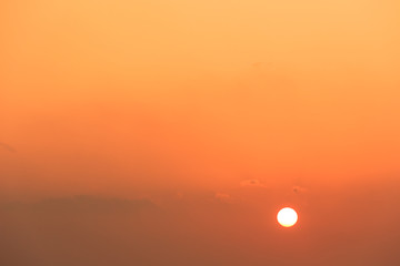 日本最南端、沖縄県波照間島・海辺の夕景