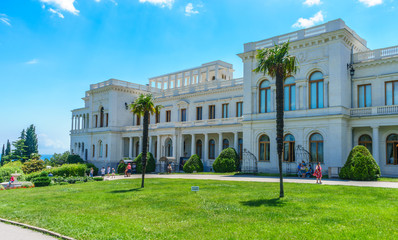 Fototapeta na wymiar Livadia Palace. Venue of the Yalta Allied Conference