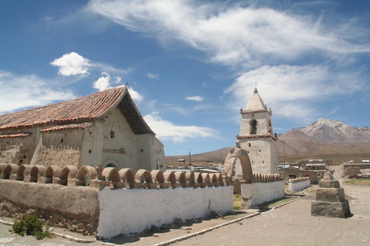 Eglise Isluga au Chili