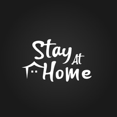 Stay At Home Vector Design For Banner And Background