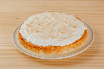 Delicious and juicy Three milk cake, typical Latin American dessert