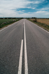 Countryside road in Northern Spain