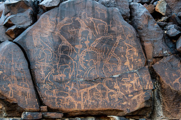 cave paintings in Abourma